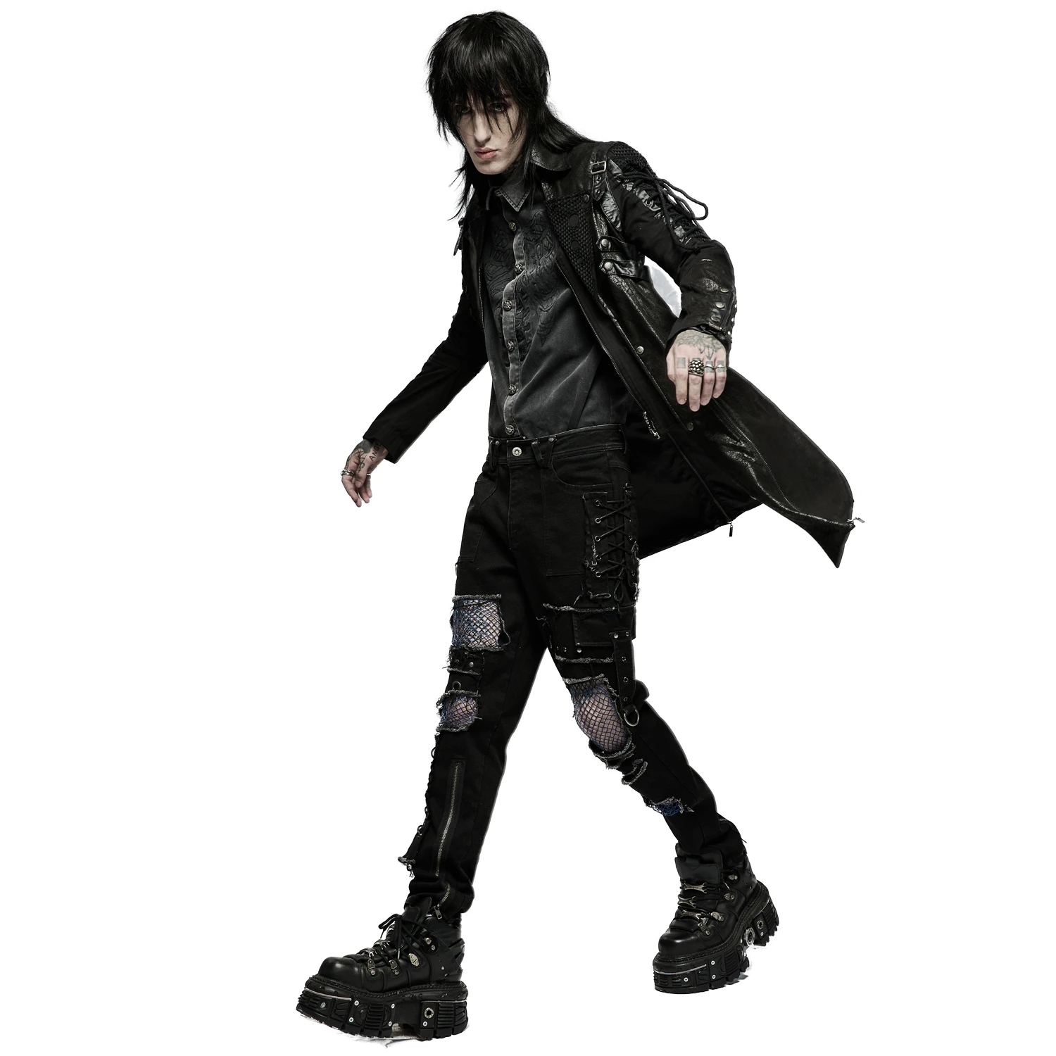PUNK RAVE Veste Homme 'Poisonblack' Noire 11 PUNK RAVE Veste Homme 'Poisonblack' Noire – Image 9