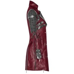 PUNK RAVE Veste Homme 'Poisonblack' Rouge Et Noire -ALCHEMY GOTHIC shop veste homme poisonblack rouge et noire 15