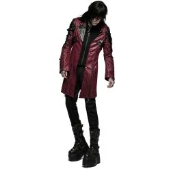 PUNK RAVE Veste Homme 'Poisonblack' Rouge Et Noire -ALCHEMY GOTHIC shop veste homme poisonblack rouge et noire 7
