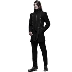 PUNK RAVE Veste 'Lothaire' Noire -ALCHEMY GOTHIC shop veste lothaire noire 7