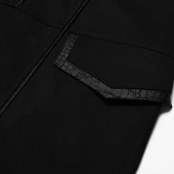 PUNK RAVE Veste Mi-Longue 'Ribcage' Noire -ALCHEMY GOTHIC shop veste mi longue ribcage noire 12