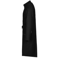 PUNK RAVE Veste Mi-Longue 'Ribcage' Noire -ALCHEMY GOTHIC shop veste mi longue ribcage noire 8