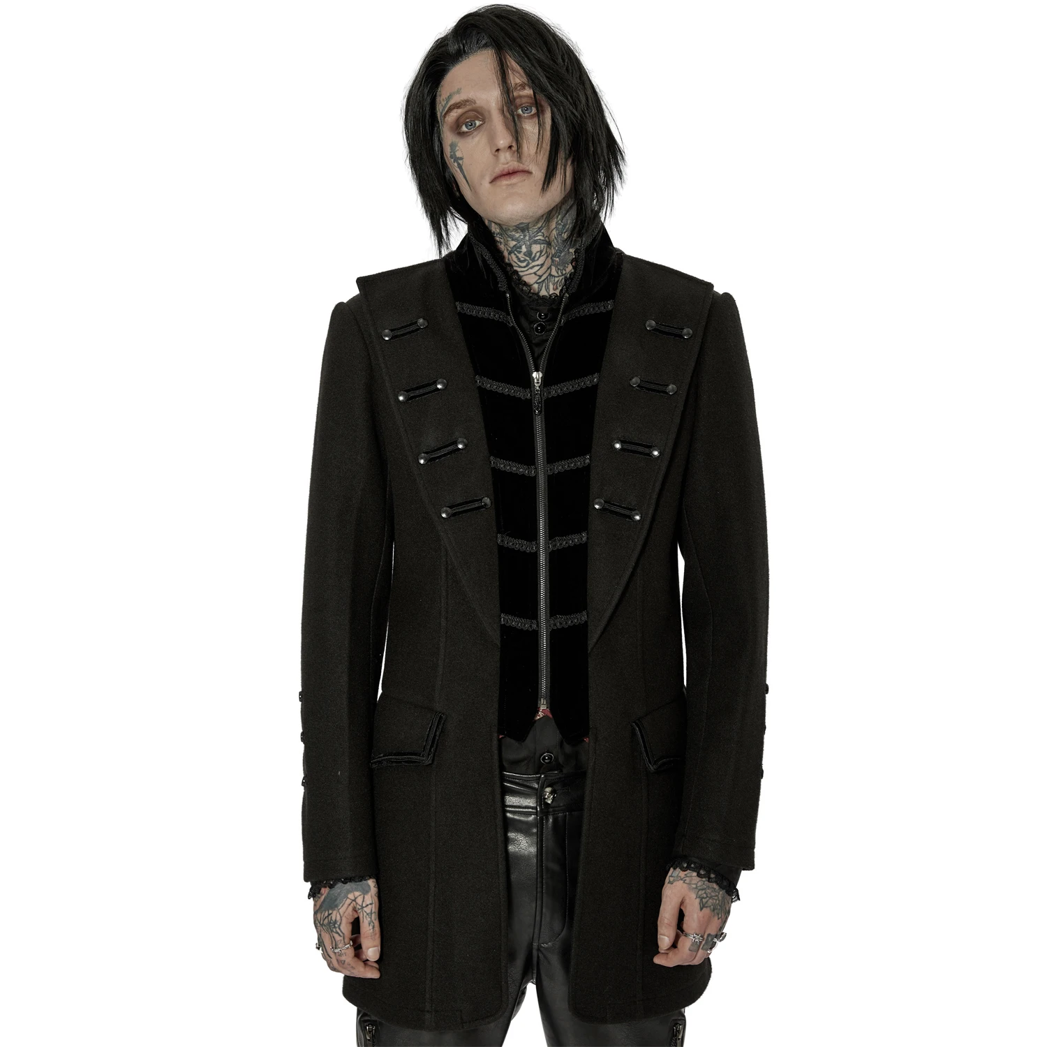 PUNK RAVE Veste 'Noctule' Noire 4 PUNK RAVE Veste 'Noctule' Noire – Image 2