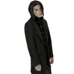 PUNK RAVE Veste 'Noctule' Noire 19 PUNK RAVE Veste 'Noctule' Noire -ALCHEMY GOTHIC shop veste noctule noire 3