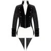 DEVIL FASHION Veste Queue De Pie 'Desmond' Noire Et Bordeaux -ALCHEMY GOTHIC shop veste queue de pie desmond noire et bordeaux