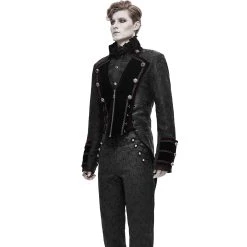 DEVIL FASHION Veste Queue De Pie 'Desmond' Noire Et Bordeaux 24 DEVIL FASHION Veste Queue De Pie 'Desmond' Noire Et Bordeaux -ALCHEMY GOTHIC shop veste queue de pie desmond noire et bordeaux 3