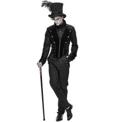 DEVIL FASHION Veste Queue De Pie 'Desmond' Noire Et Bordeaux 26 DEVIL FASHION Veste Queue De Pie 'Desmond' Noire Et Bordeaux -ALCHEMY GOTHIC shop veste queue de pie desmond noire et bordeaux 5
