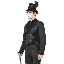 DEVIL FASHION Veste Queue De Pie 'Mc Dermot' Noire -ALCHEMY GOTHIC shop veste queue de pie mc dermot noire 3