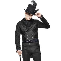 DEVIL FASHION Veste Queue De Pie 'Mc Dermot' Noire -ALCHEMY GOTHIC shop veste queue de pie mc dermot noire 4