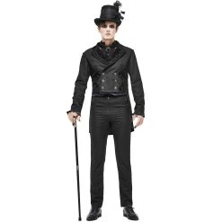 DEVIL FASHION Veste Queue De Pie 'Mc Dermot' Noire -ALCHEMY GOTHIC shop veste queue de pie mc dermot noire 6