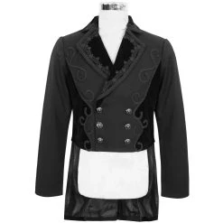 DEVIL FASHION Veste Queue De Pie 'Mc Dermot' Noire -ALCHEMY GOTHIC shop veste queue de pie mc dermot noire 7