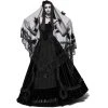 PUNK RAVE Voile 'Gardenia' Noir -ALCHEMY GOTHIC shop voile gardenia noir