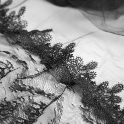 PUNK RAVE Voile 'Gardenia' Noir -ALCHEMY GOTHIC shop voile gardenia noir 11