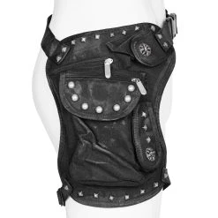 PUNK RAVE Waistbag 'Doomsday' Noir -ALCHEMY GOTHIC shop waistbag doomsday noir 9