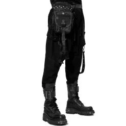 PUNK RAVE Waistbag 'Xenos' Noir -ALCHEMY GOTHIC shop waistbag xenos noir 2