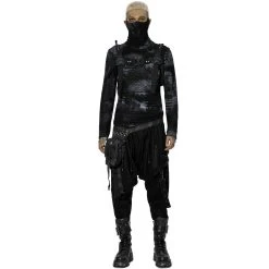 PUNK RAVE Waistbag 'Xenos' Noir -ALCHEMY GOTHIC shop waistbag xenos noir 3