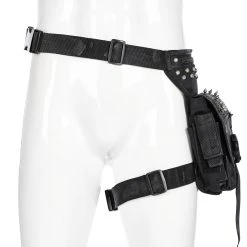 PUNK RAVE Waistbag 'Xenos' Noir -ALCHEMY GOTHIC shop waistbag xenos noir 8